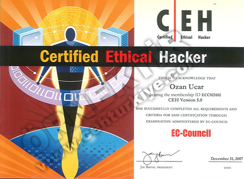 Certified Ethical Hacker Sertifikası