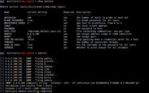 metasploit snmp auxiliary, snmp brute force, snmp enumeration